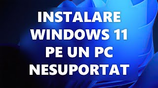 Cum instalezi Windows 11 pe un PC quotnesuportatquot  Metodă OFICIALĂ microsoft windows11 [upl. by Lecroy]