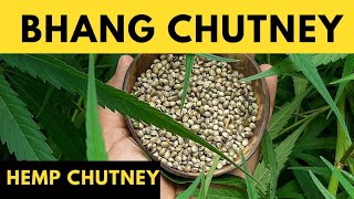 Bhang ki chutney  भांग की चटनी कैसे बनाएं पहाड़ी फूड Uttarakhand recipe [upl. by Bibbie125]