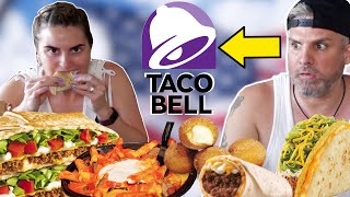 Brits Try TACO BELL For The FIRST TIME  USA Vacation Vlog No4 [upl. by Selene]