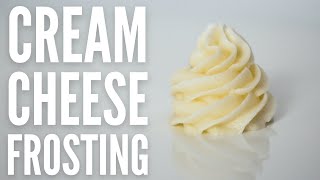 The Best Cream Cheese Frosting for Piping  4 ingredient frosting for cake decorating [upl. by Aissatsan]