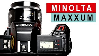 How To Use Minolta Maxxum Camera [upl. by Anilegnave188]