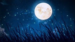 Relaxing Sleep Music and Night Nature Sounds with Crickets Beautiful Piano Music for Relaxation [upl. by Laktasic]