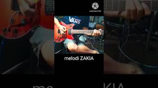 melodi ZAKIA ahmadalbar melodidangdut tutorialmelodi gitarisdangdut [upl. by Ahseiym]