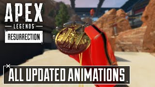 Revenant Heirloom All Updated Animations  Apex Legends [upl. by Lahsram400]