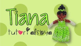 Disney Princess Series Tiana Rainbow Loom Figurine Tutorial [upl. by Chastity]