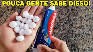 MISTURE NAFTALINA NO CREME DENTAL E VOCÊ VAI FICAR CHOCADO 😱😱 É INCRÍVEL [upl. by Blasius]