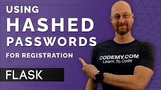 Using Hashed Passwords For Registration  Flask Fridays 14 [upl. by Carrissa740]