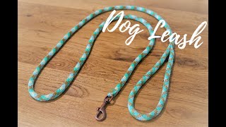 Hundeleine selber machen Paracord einfache Anleitung  Dog Leash easy DIY Tutorial [upl. by Ailecara]