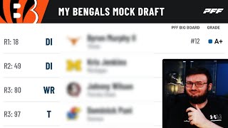 MY FINAL FULL SEVEN ROUND CINCINNATI BENGALS MOCK DRAFT TONIGHTS THE NIGHT [upl. by Chariot]