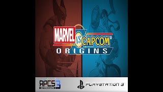 Marvel vs Capcom Origins  RPCS3 HDD Game [upl. by Rolyak]