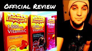 EmergenC Review  Super Orange  1000mg Vitamin C Dietary Supplement [upl. by Joliet798]