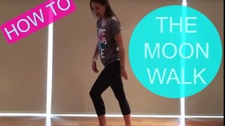 How To Do THE MOONWALK basic easy step by step [upl. by Airamzul307]