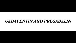 STAHLS  CH 8  MOOD STABILIZERS  Pt 10  GABAPENTIN amp PREGABALIN  psychiatrypsychopharmacology [upl. by Kattie]