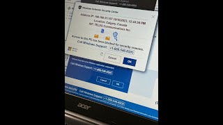 Access to this pc has been blocked for security reasons  SCAM in Canada  Punjab [upl. by Dnana]