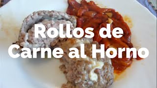 Rollos de Carne al Horno  Receta casera fácil y barata [upl. by Humfrid]