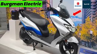 Finally Suzuki Burgman Electric Scooter Launch 2023 💥 Range  Features  All Details [upl. by Purdy]