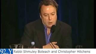 Christopher Hitchens Shmuley Boteach at the 92nd Street Y [upl. by Beryl]