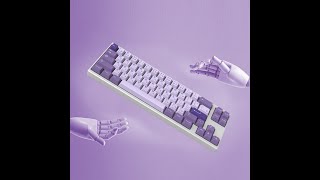 Firstgr Purple Japanese Keycaps [upl. by Bing]