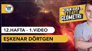 Eşkenar Dörtgen  GEOMETRİ KONU ANLATIMI 2024 Tayfa TYTAYT [upl. by Apeed999]