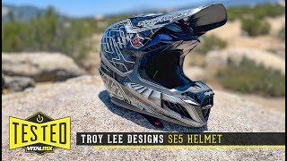 TESTED Troy Lee Designs SE5 Helmet [upl. by Nerrawed]