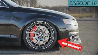 Upgrading to GIANT Brakes on my A4  B8 Big Turbo Build  Episode 18 [upl. by Moht]