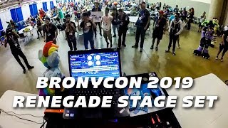 BronyCon 2019 Renegade Stage Set [upl. by Notrem]