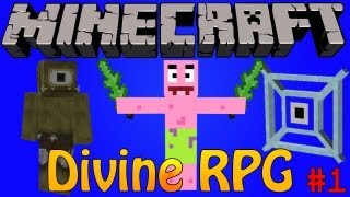 Minecraft Divine RPG Episode 1 The Crab of Death [upl. by Raybourne]