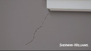 How to Fix Cracks in Drywall  SherwinWilliams [upl. by Acinoj350]