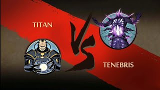 TENEBRIS VS TITAN Shadow fght 2 [upl. by Lashond]