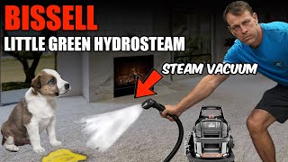 NEW amp IMPROVED BISSELL SPOT CLEANER  BISSELL Little Green HydroSteam PET Carpet Spot Cleaner [upl. by Ailam]