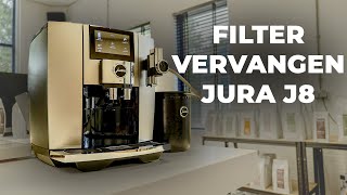 Filtervervanging JURA J8 EA Nederlands [upl. by Anotyad]