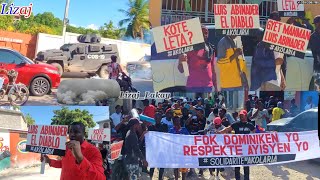 Cha Blindé a bay Pèp la Gaz Beton an Cho Leve kanpe pou Haitien nan Sendomeng [upl. by Damiani]