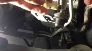 07 F150 Transmission coolant line disconnect [upl. by Jennee]