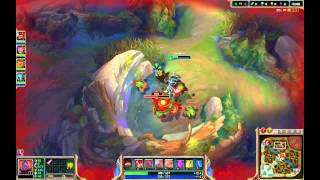 League of Legends  Flash Guide Sion Red lvl2 Starter [upl. by Sokin580]