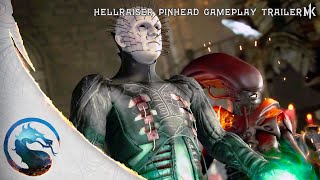 MK1 Hellraiser Pinhead Gameplay Trailer Mod [upl. by Nagam432]