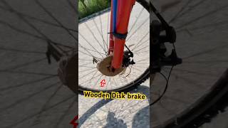 Replacing Disk Brake With PVCMDFPlywood shorts jugaduindian experiment [upl. by Aynatan]