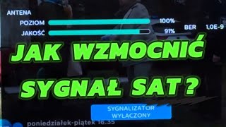 Jak wzmocnić sygnał z anteny satelitarnej  Czy wzmacniacz SAT poprawia jakość  Nie daj się oszukać [upl. by Michaele]