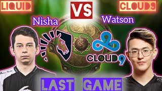 مچ آخر واتسون مقابل لیکویید و نیشا🔥 liquid Vs cloud9 Dota 2 [upl. by Alessig79]