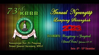 Sunday Devotional Service LIVE  73rd KBBB Annual Ngeangtup 2023 [upl. by Ignace866]