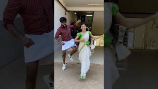 KADHAL VAIBOGAME🔥 instareels reels instagram thamil shorts onam college dance [upl. by Naujak]