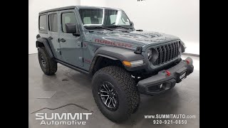 ALL NEW 2024 JEEP WRANGLER RUBICON 4 DOOR EXTREME 35quot TIRE ANVIL CLEARCOAT 4K WALKAROUND 24J6 SOLD [upl. by Aremahs]