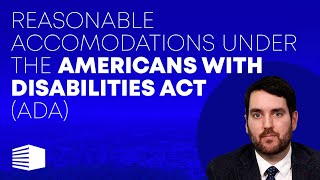 Reasonable Accommodations for Employees Under the Americans with Disabilities Act ADA [upl. by Inman]