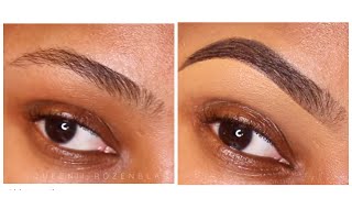 Eye brow tutorial with brow pencil [upl. by Ranilopa]