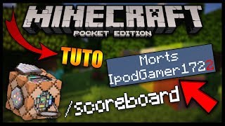 Comment faire un COMPTEUR DE MORT dans Minecraft PE 1703 BETA [upl. by Eeimaj759]