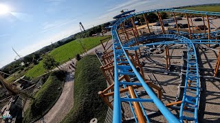 Berg und Tal Hetz  POV  Skyline Park  Visa Coasters  Family Launch Coaster  MX624 [upl. by Eirrak]