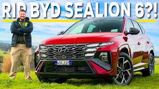 2025 Hyundai Tucson Hybrid Review RIP BYD Sealion 6 AND Toyota RAV4 [upl. by Bamby]