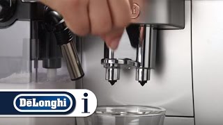 How to make milk only without froth or coffee with Your De Longhi Magnifica S ECAM 22360S [upl. by Lalittah]