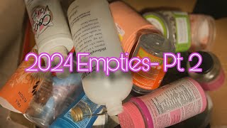 2024 Empties Pt 2 bathandbodyworks makeup empties productempties [upl. by Ecerahs389]