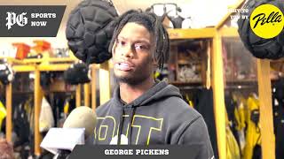 SteelersBengals George Pickens credits mediatype guys who dont play ball for criticisms [upl. by Sutherlan937]