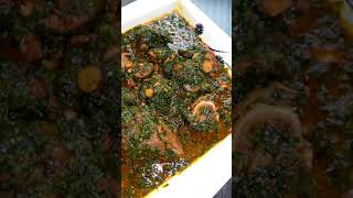 shorts how to cook updated nigerian ewedu soup [upl. by Pantin129]